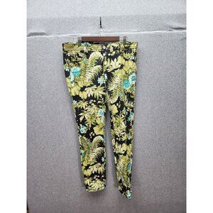 Almost Famous Womens Floral Print Skinny Jeans Size 13 Cotton/Spandex